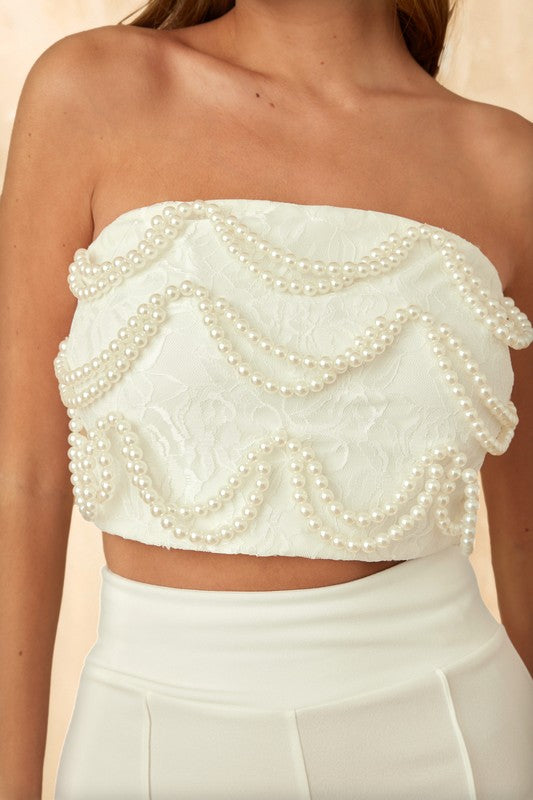 Sophie • Pearls Strapless